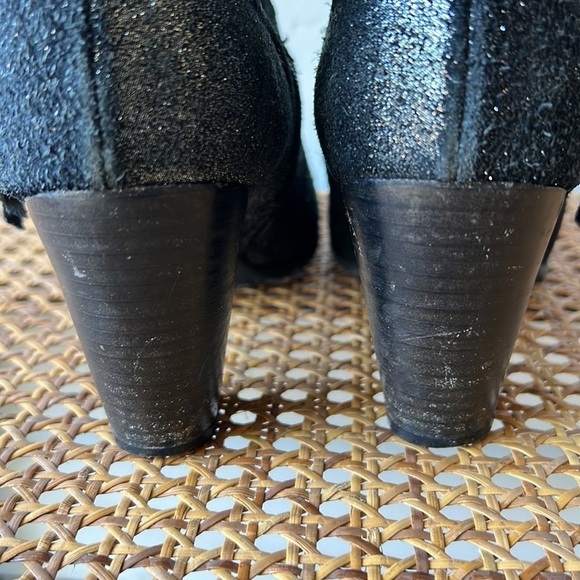 Charles David Suede Shimmer Ankle Boots - Picture 6 of 8